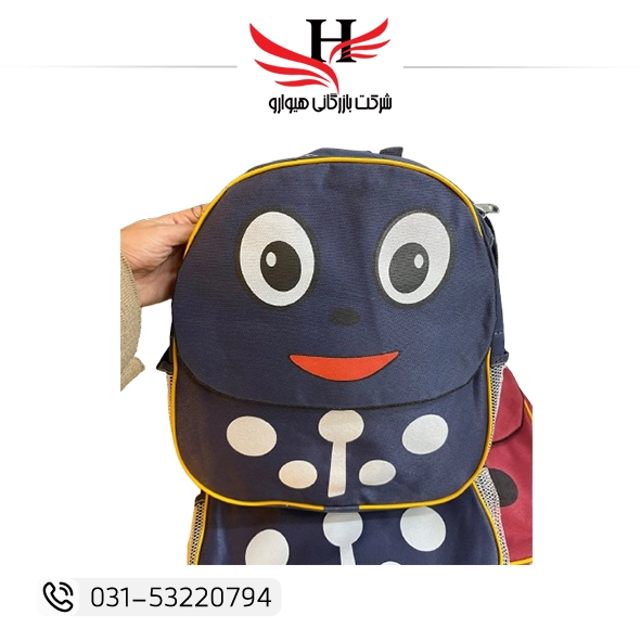 تصویر کیف مدرسه ای کفشدوزکی 006 